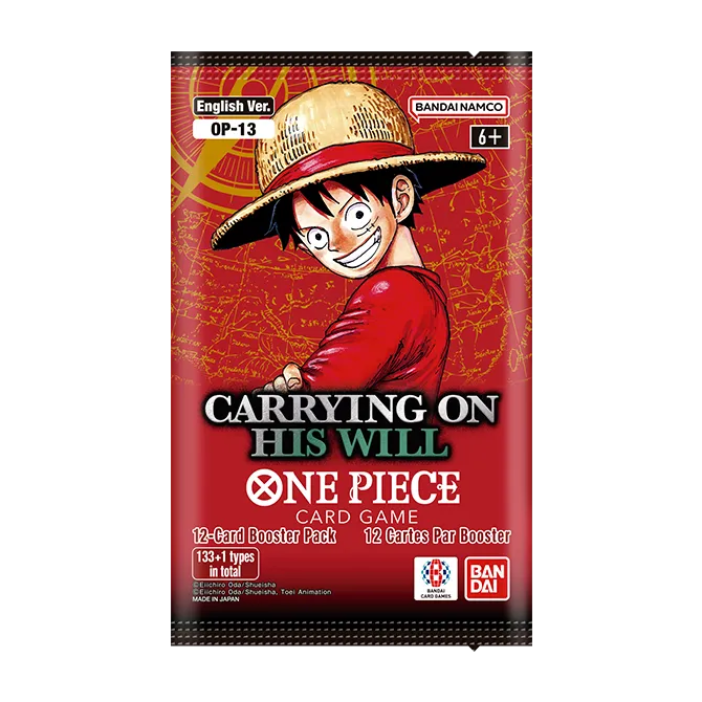 one piece booster box uk One Piece TCG: OP-13 “Carrying on His Will” Booster Box